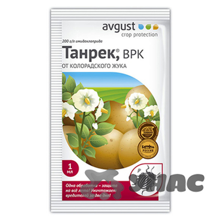 Танрек 1 мл пакет от колорадского жука Август