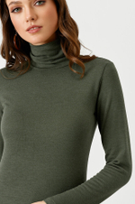 22789 Джемпер женский (оливково-серый)