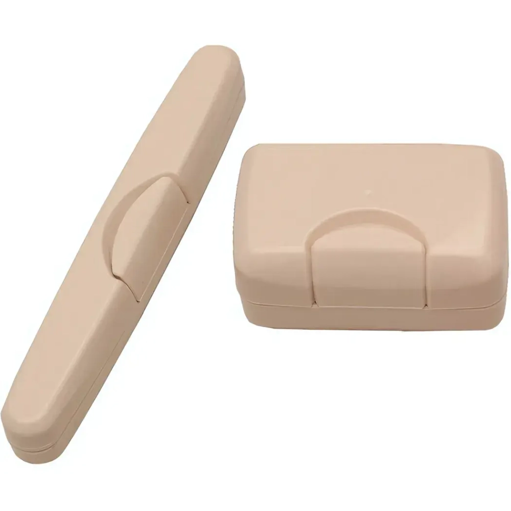 Набор путешественника Дуэт Бежево-розовый