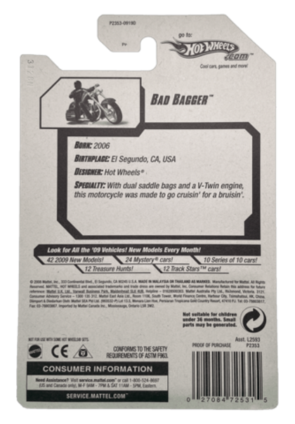 Hot Wheels Treasure Hunt Bad Bagger (2009)