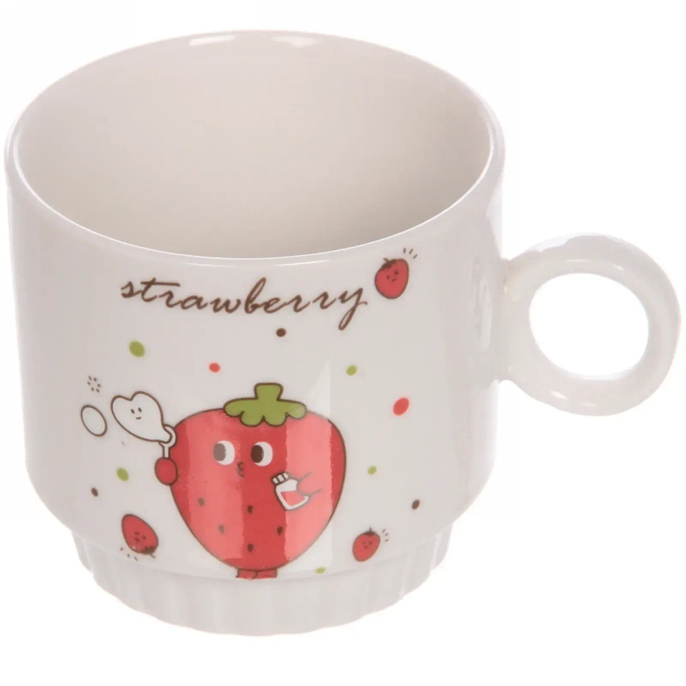 Набор кружек на стойке 280мл «Фруктовый микс»