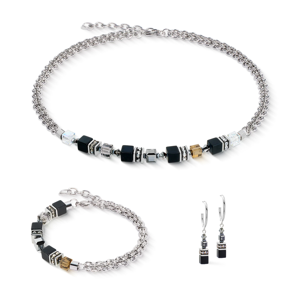 Браслет Coeur de Lion Black-Silver 3021/30-1317