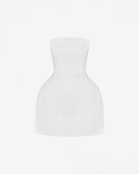 Платье мини корсетного типа из бархата