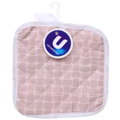 Прихватка 17,5*17,5см «Тоскана», цвет пудровый