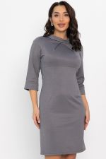Платье трикотажное Эмми (серое) П14598-10М LT Collection
