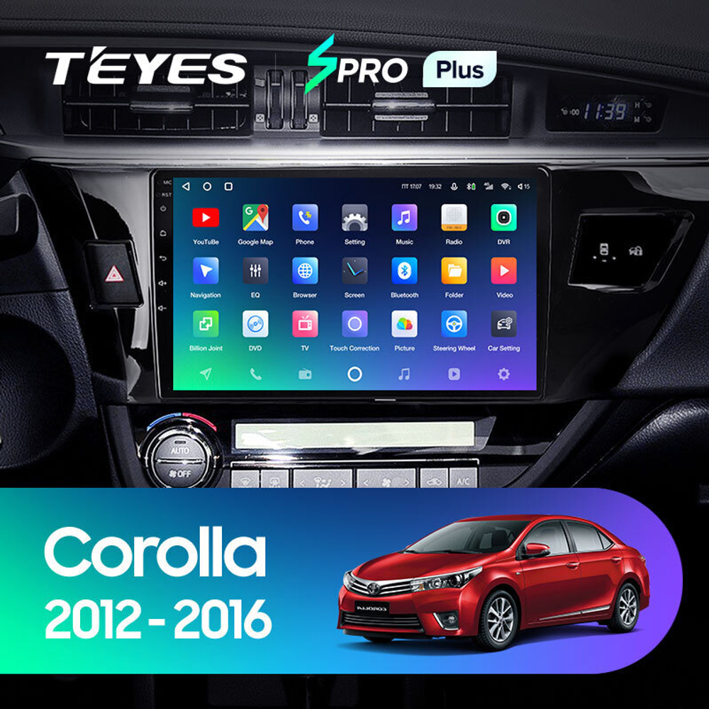 Teyes SPRO Plus 10,2"  для Toyota Corolla 2012-2016