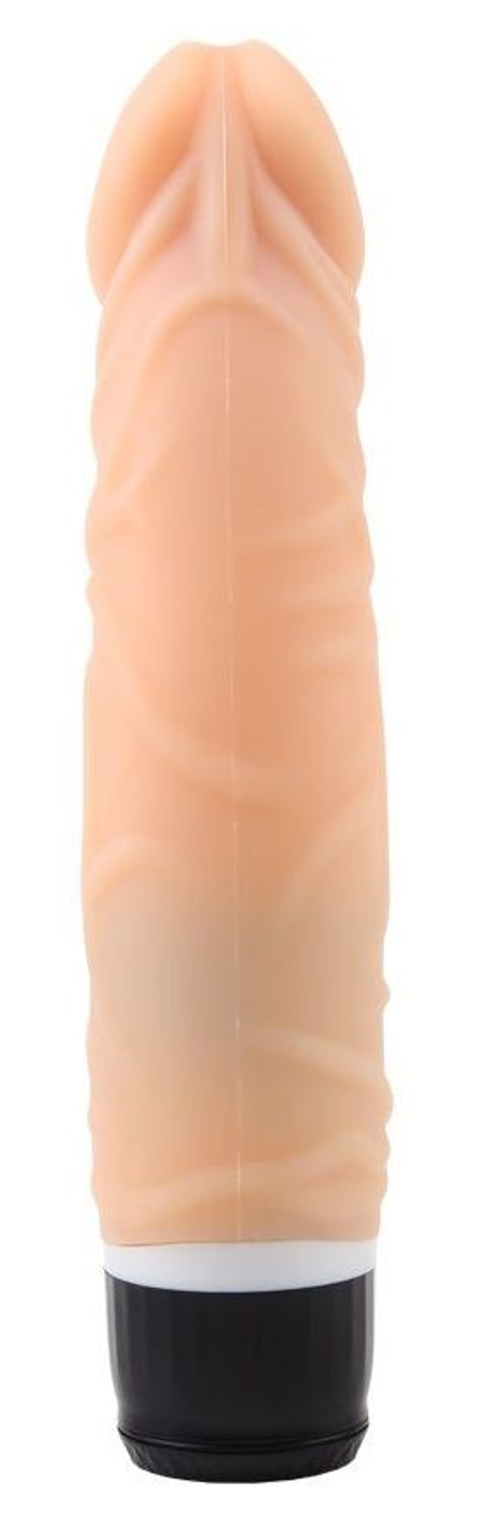 Телесный вибратор-реалистик Thick Realistic Dildo - 19,5 см. (Цвет: телесный)
