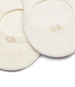 Носки/носки-следы 2 пары Calvin Klein - экрю(701232644)