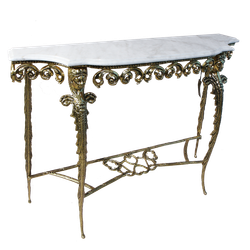 Bello De Bronze Консоль Креденсия Дос Караш со столешницей из мрамора