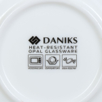 Салатник стеклокерам, кругл, 3 шт, 14,16,19 см, с крыш, Лаванда, Daniks, HDW3T-P