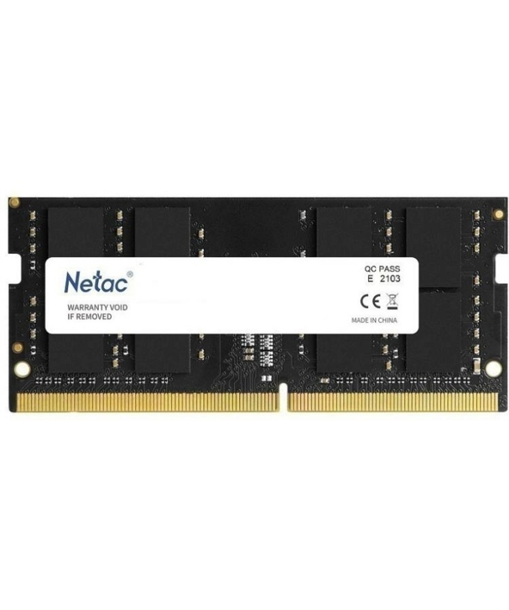 Память SO-DIMM DDR4 16Gb PC21300 2666MHz CL19 1.2V Netac RTL (NTBSD4N26SP-16)
