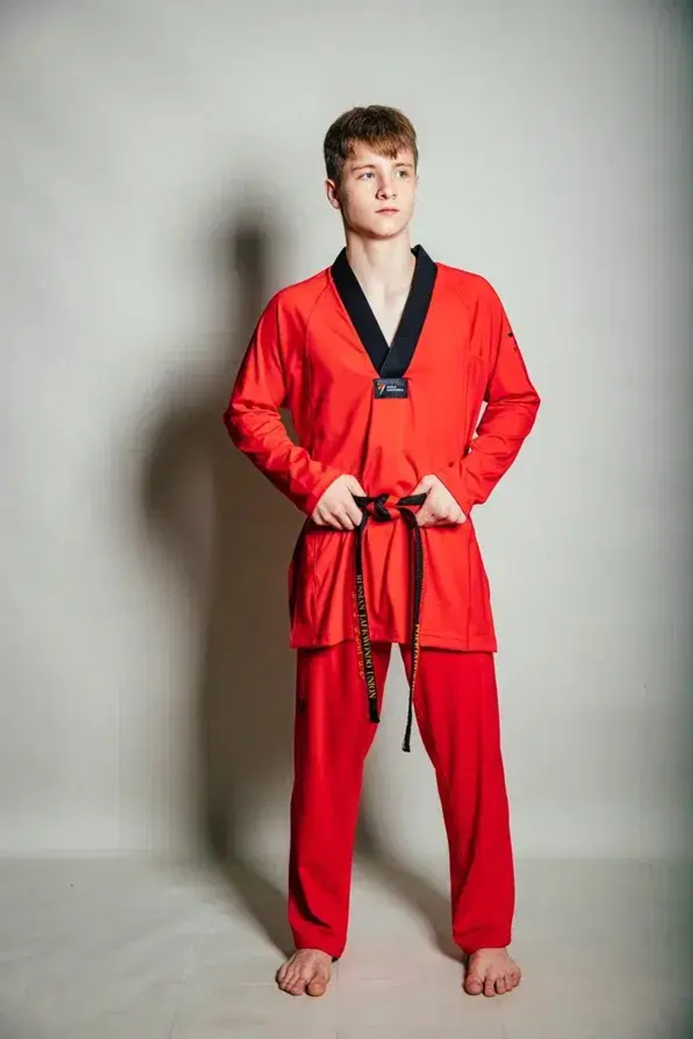 Добок WT Tusah Evo Uniform Male Dan красный