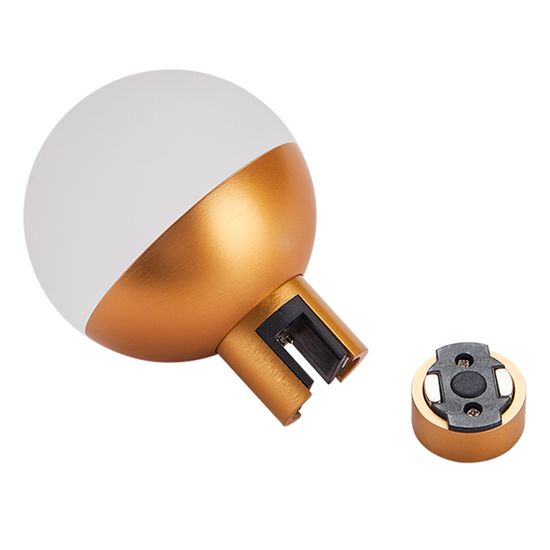 ST815.206.05 Магнитный трековый светильник FARM Золотистый LED 1*5W 3000K 89Lm Ra90 120 IP20 D75xH10 FARM