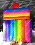 Надувная горка "В гостях у клоуна" 6,5*3*4 м