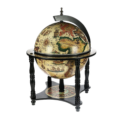 Jufeng Глобус-бар настольный d 33 светлый