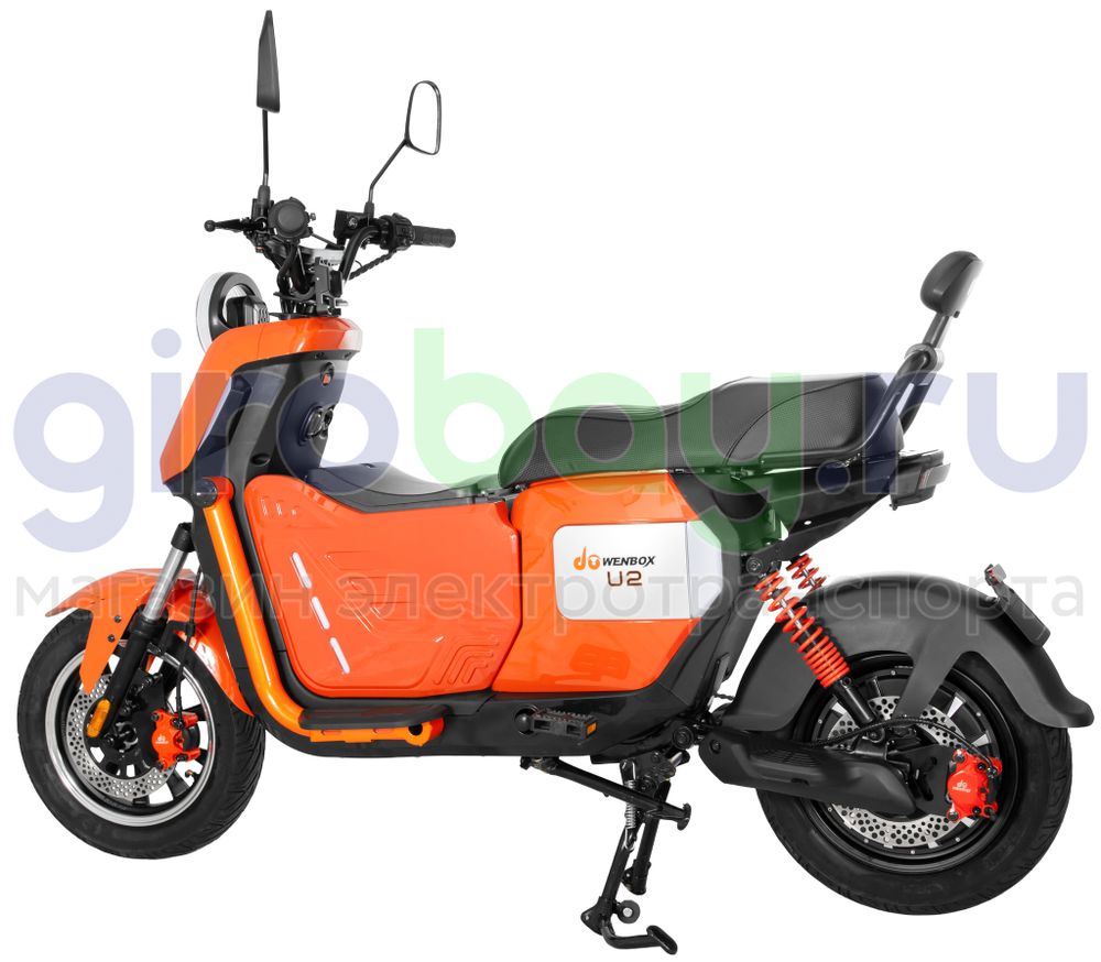Электроскутер WENBOX U2 PRO 1500W (60V/30Ah) - Оранжевый фото №6