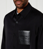 Хлопковая рубашка Balmain - черный(EH1HS391 WB01)