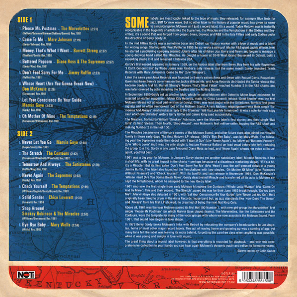 Сборник / The Sound Of Detroit: Original Gems From The Motown Vaults (LP)