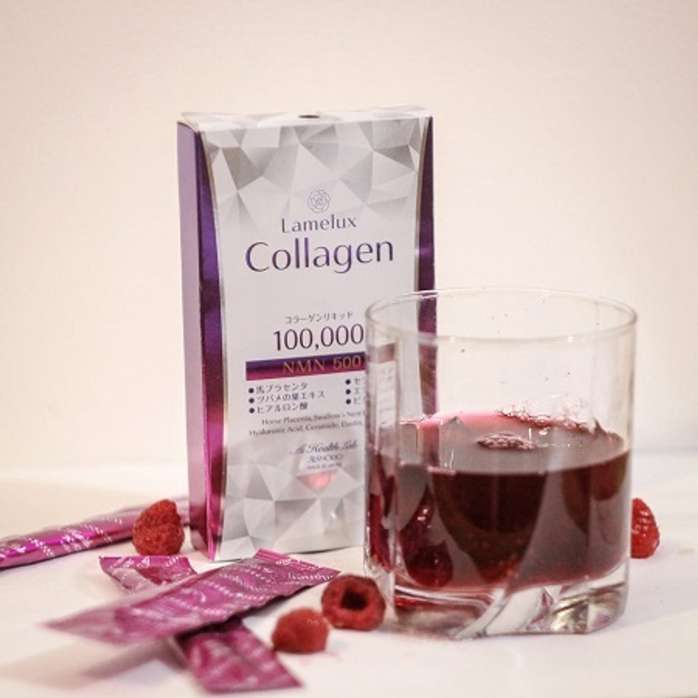 Жидкий морской коллаген с NMN и плацентой AISHODO Lamelux Collagen