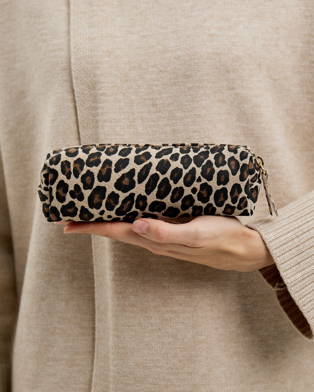 Косметичка 700 15 леопард мелкий