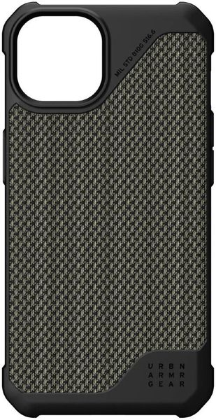 Чехол Uag Metropolis LT ткань Armortex для iPhone 13 6.1" оливковый (Kevlar-Olive) 11317O113972