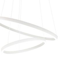 Kink Light 08219,01A(4000K) Подвес Тор белый d60+40