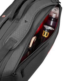 Сумка теннисная Wilson Clash V3 6PK - черный