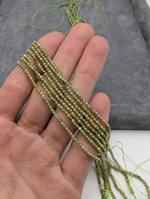 Фианиты (кубический цирконий) 2мм, оливково-зеленый