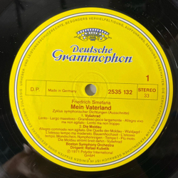 Винтажная виниловая пластинка LP Bedrich Smetana Сметана Boston Symphony Orchestra, Rafael Kubelik, Die Moldau (Германия 1975) Deutsche Grammophon