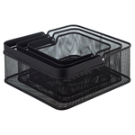 Корзина для хранения квадратная ferrant, 30,5х30,5х12,5 см, черная