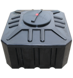 Ёмкость пластиковая пищевая STERH SQ 300 л. прямоугольная (88x88x57см;черный) - арт.555094.2