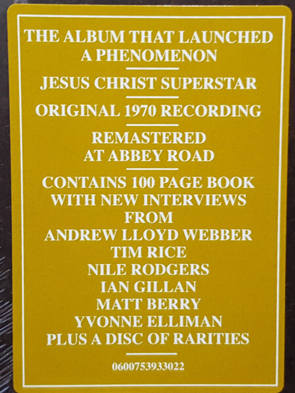 Andrew Lloyd Webber & Tim Rice / Jesus Christ Superstar (Deluxe Edition)(3CD)