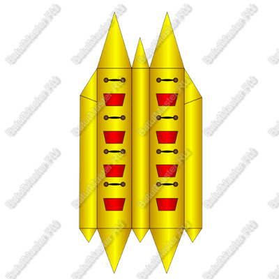 Двойной банан, мест для посадки 8, усиление дна "Ультра"