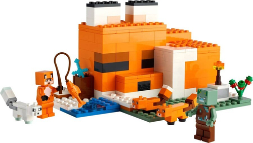 Конструктор LEGO Minecraft 21178 Лисья хижина