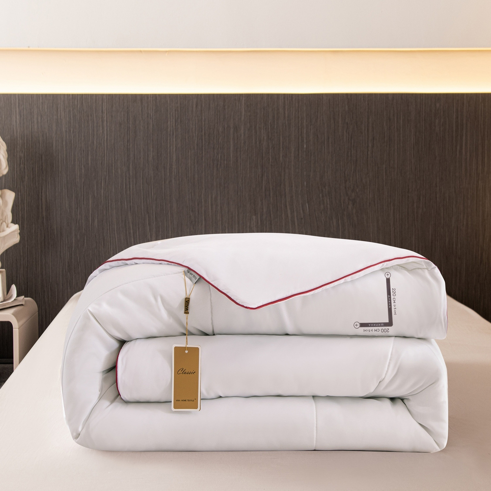 Одеяло SM Всесезонное SM001 красный кант 180*215 см