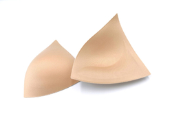 Чашки треугольные, ОПТ, пуш-ап, 75С, 80В, 85А, телесные
