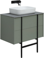 Тумба с раковиной Allen Brau Reality 1.32005.CGM 80 cement grey matt