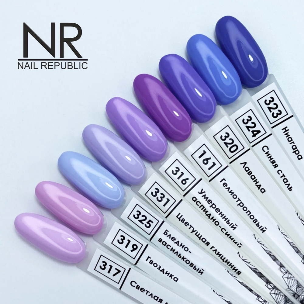 NR Гель-лак 317 - Светлая мальва