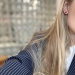 Серьги Love in red