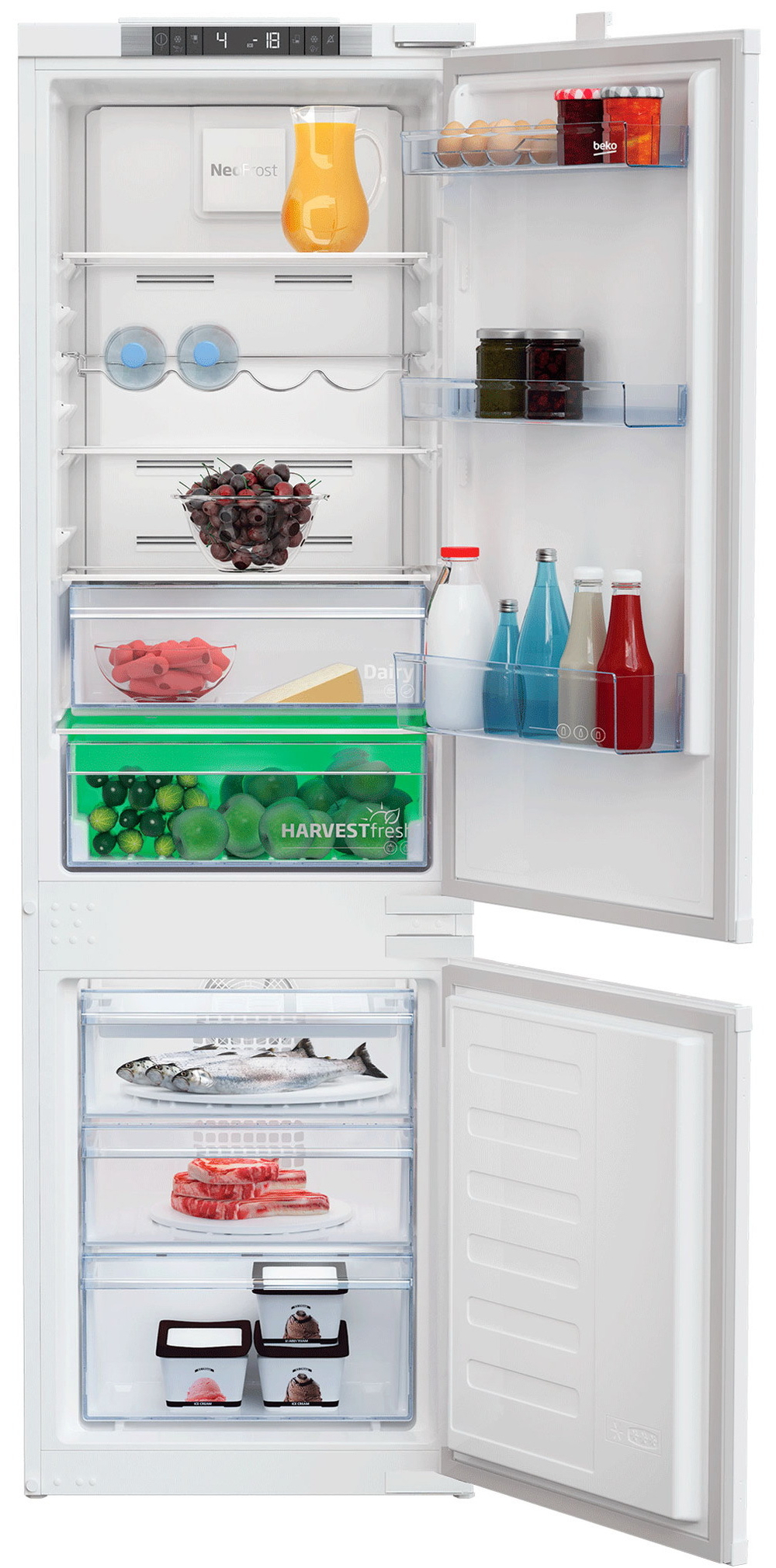 Встраиваемый холодильник BEKO BCNA275E3S