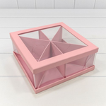 Коробка сборная 25х25х10 см (Розовый)