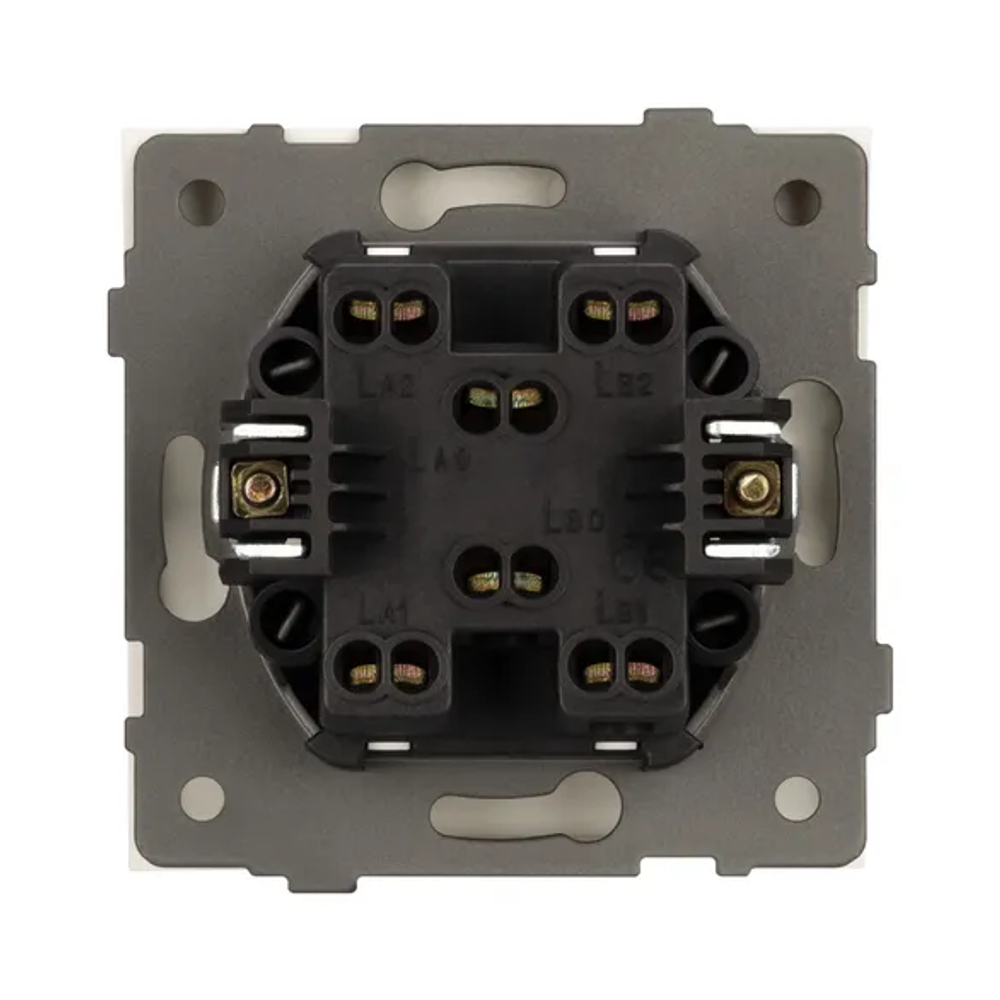 Механизм выключателя одноклавишный перекрёстный SWT-TENDO-MKX1-PL-WH (230V, 10A) (Arlight, -) 054054