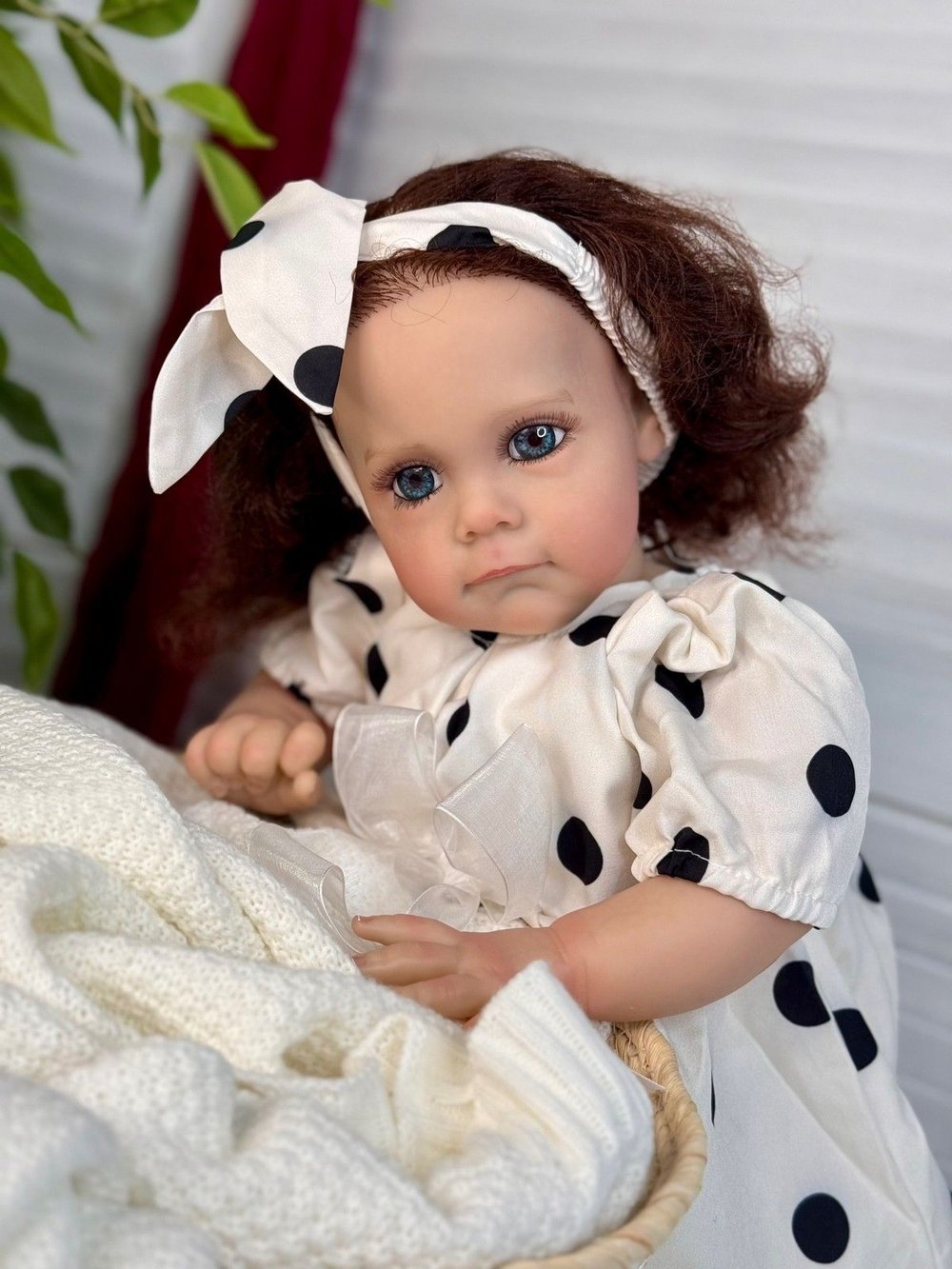 Кукла Реборн мягконабивная 60см в пакете (FA-595)