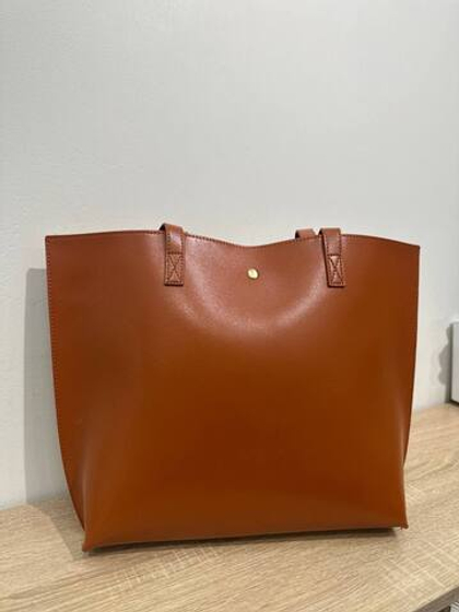 Сумка шоппер из натуральной кожи