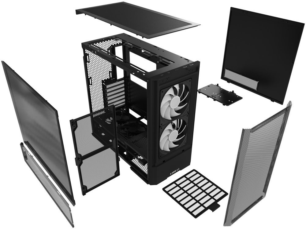 Корпус LIAN LI G99.LAN207RX.10RS черный