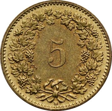 5 раппенов 1981-2023 Швейцария