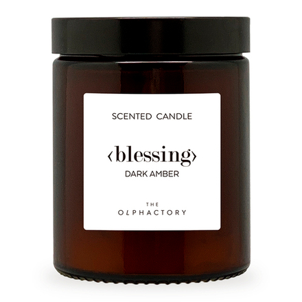 Свеча ароматическая The Olphactory, Blessing, Dark Amber, 30 ч