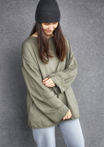 Лонгслив Oversize с принтом