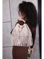 Cумка через плечо средняя замшевая мешок