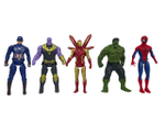 Фигурки Мстители светящиеся 5 шт Marvel Avengers герои набор